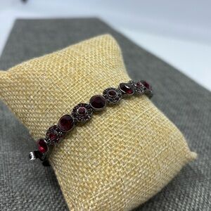 Givenchy Crystal Red Bangle Bracelet